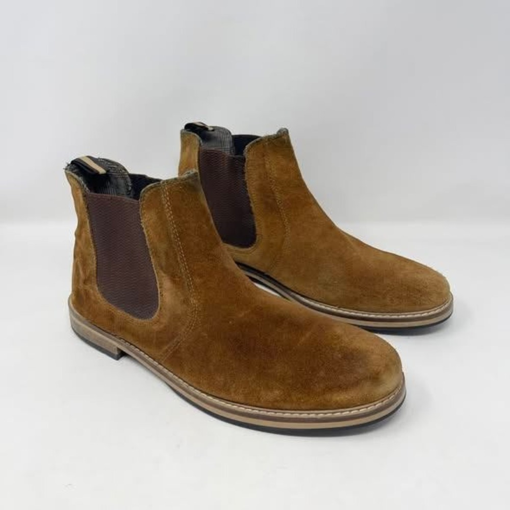 Crevo Reggie Boot Mens 9 Chestnut Brown Suede Casual Slip On Chelsea Gorpcore